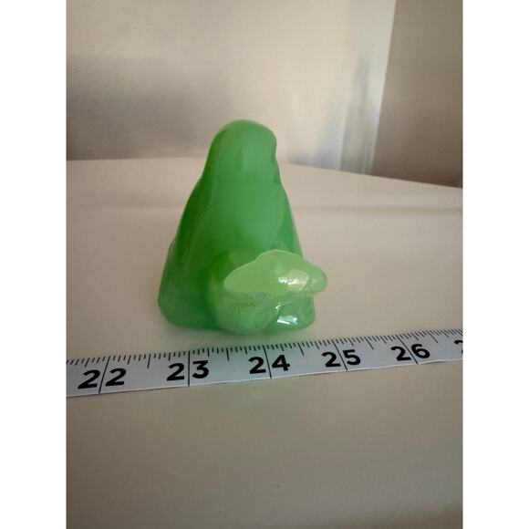 Fenton Green Bird Figure, Vintage Fenton Bird, Fenton Bird - Picture 4 of 5